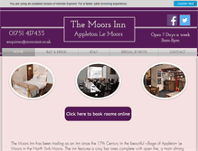 Tablet Screenshot of moorsinn.co.uk